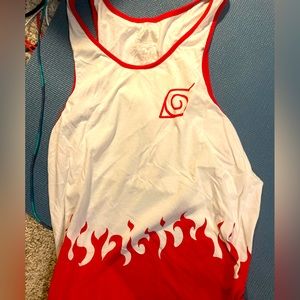 White Naruto Mens Tank Top (L)